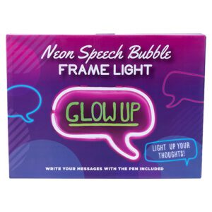 Fizz Creations Neon Speech Bubble Frame Light Front